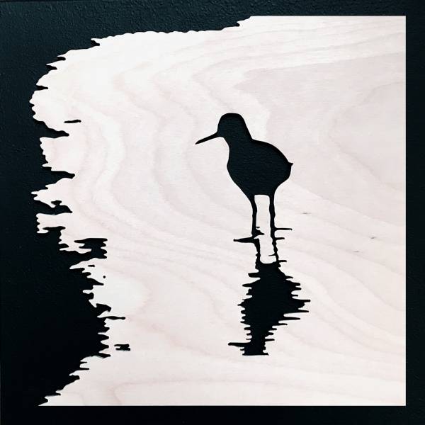 - a , woodcut Sculpture by Rob Braybrooks, measuring 25 x 25 cm (H x W) £280